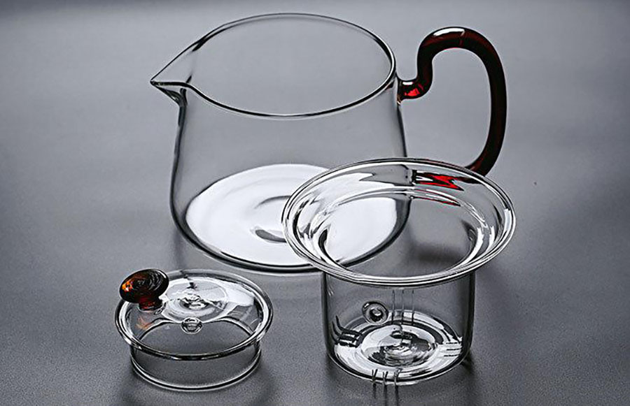 Ấm trà bằng thủy tinh borosilicate; dung tích 580ml, mode 1: MJ128