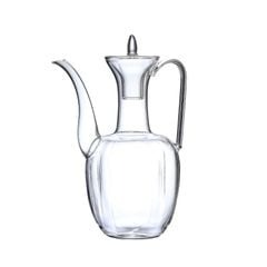 Ấm Pha Trà Thủy Tinh Phong Cách Vintage - Dung Tích 550ml