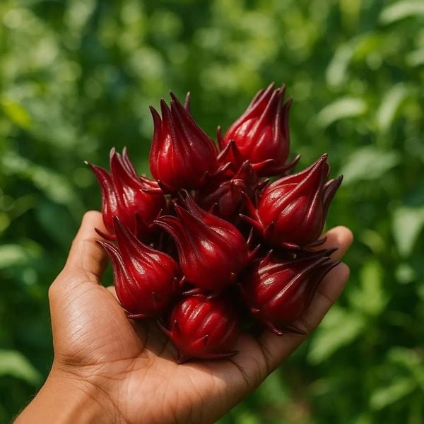 Trà Atiso Đỏ (Hibiscus Roselle) Nguyên Bông Sấy Khô Cao Cấp, Giảm Cholesterol, Detox
