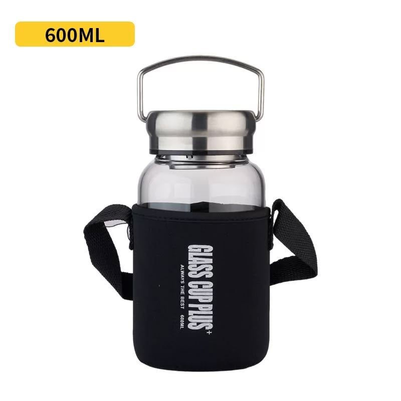 Bình Cold Brew Thủy Tinh Borosilicate Cao Cấp - Lọc Inox 304, Túi Neoprene Chống Sốc