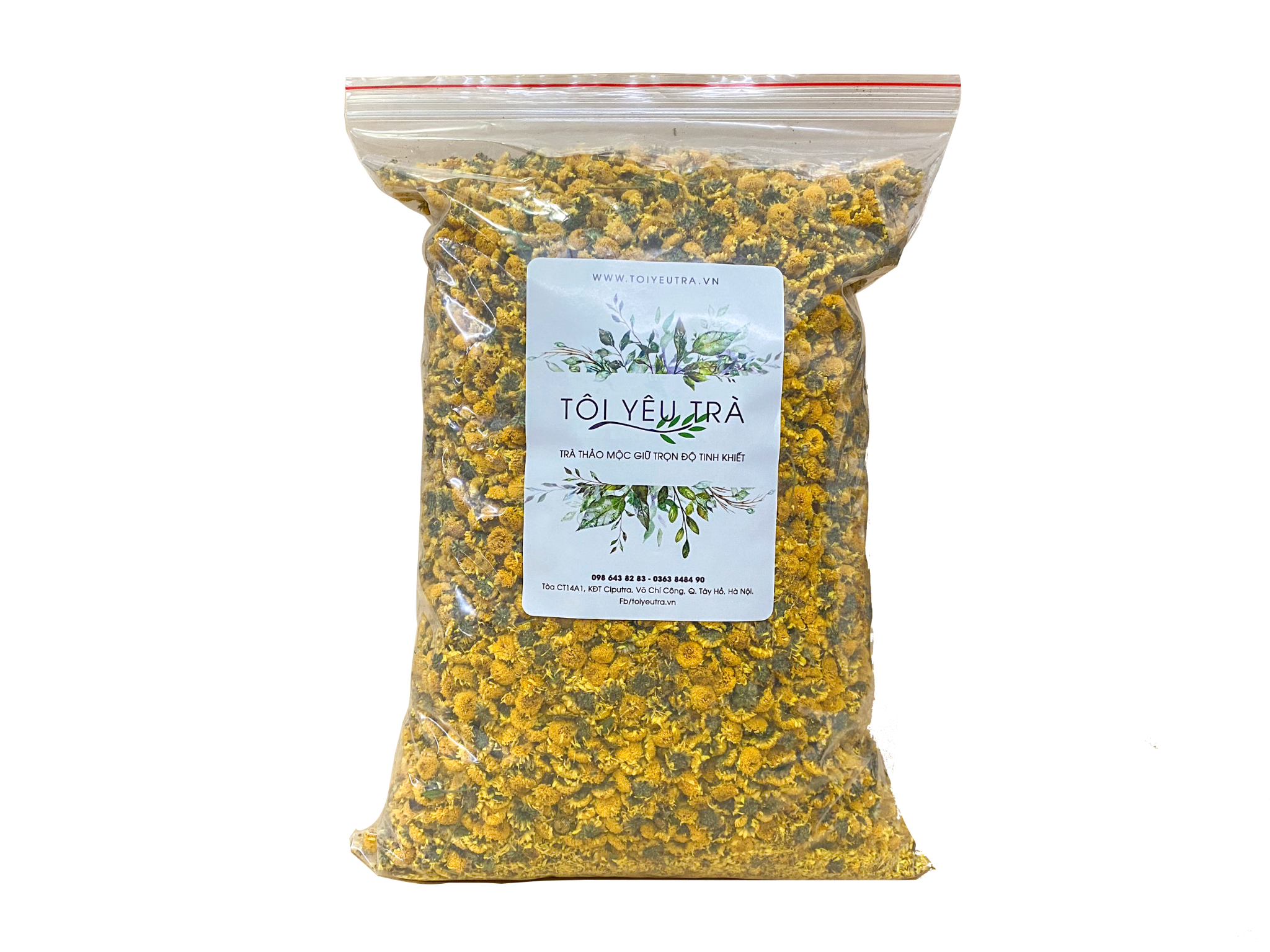 [500 Gram] Trà Hoa Cúc Chi Hưng Yên Sấy Lạnh Túi 500g - An Thần, Đẹp Da, Thanh Nhiệt Chính Hiệu