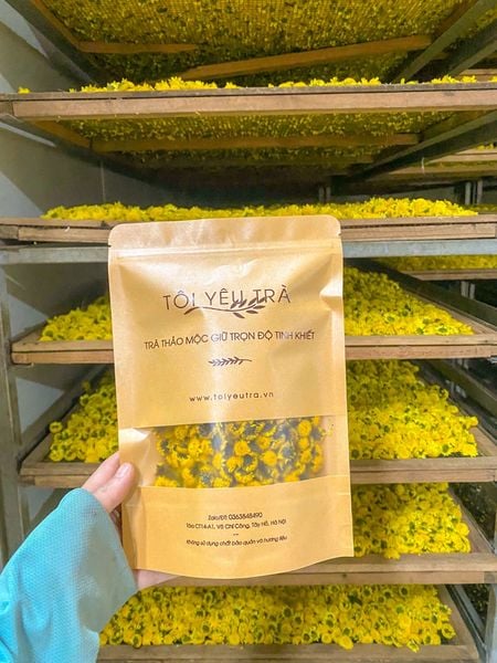 Trà Hoa Cúc Chi Hưng Yên Sấy Lạnh Túi 500 Gram