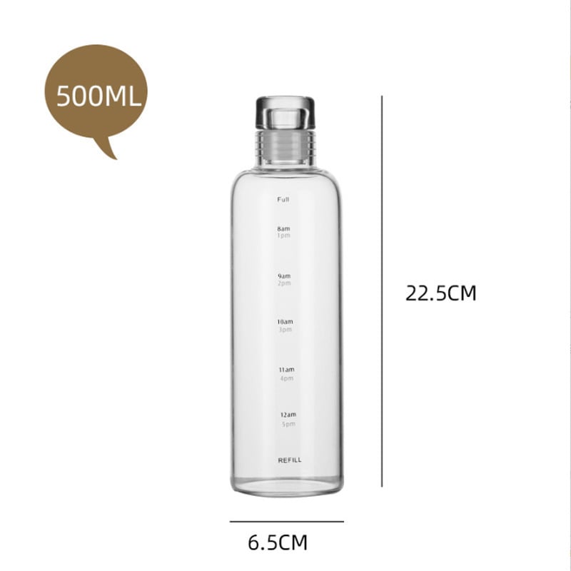 Bình Ủ Lạnh Trà, Cold Brew Tea Thủy Tinh Borosilicate Có Vạch Thời Gian