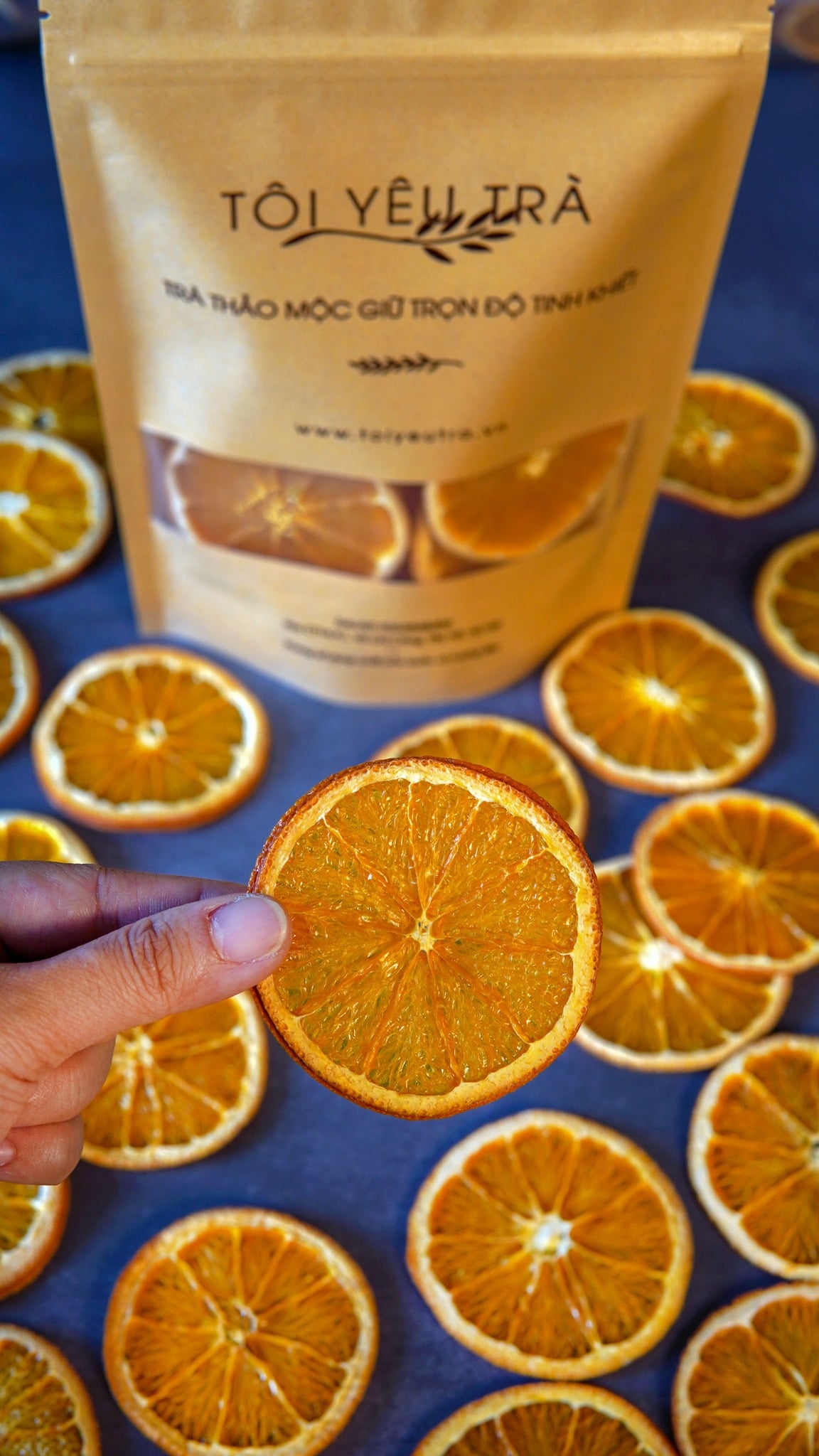 Cam Vàng Sấy Khô Thơm Ngọt Tự Nhiên - Giàu Vitamin C, Tăng Đề Kháng