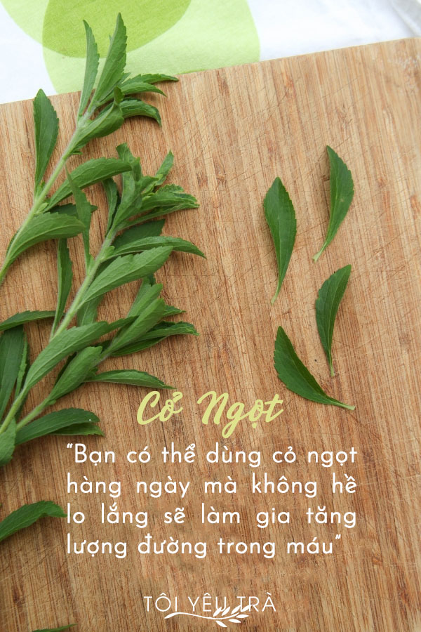 Trà Cỏ Ngọt Nguyên Lá Sấy Lạnh - Ngọt Tự Nhiên, Không Calo, Hỗ Trợ Giảm Cân