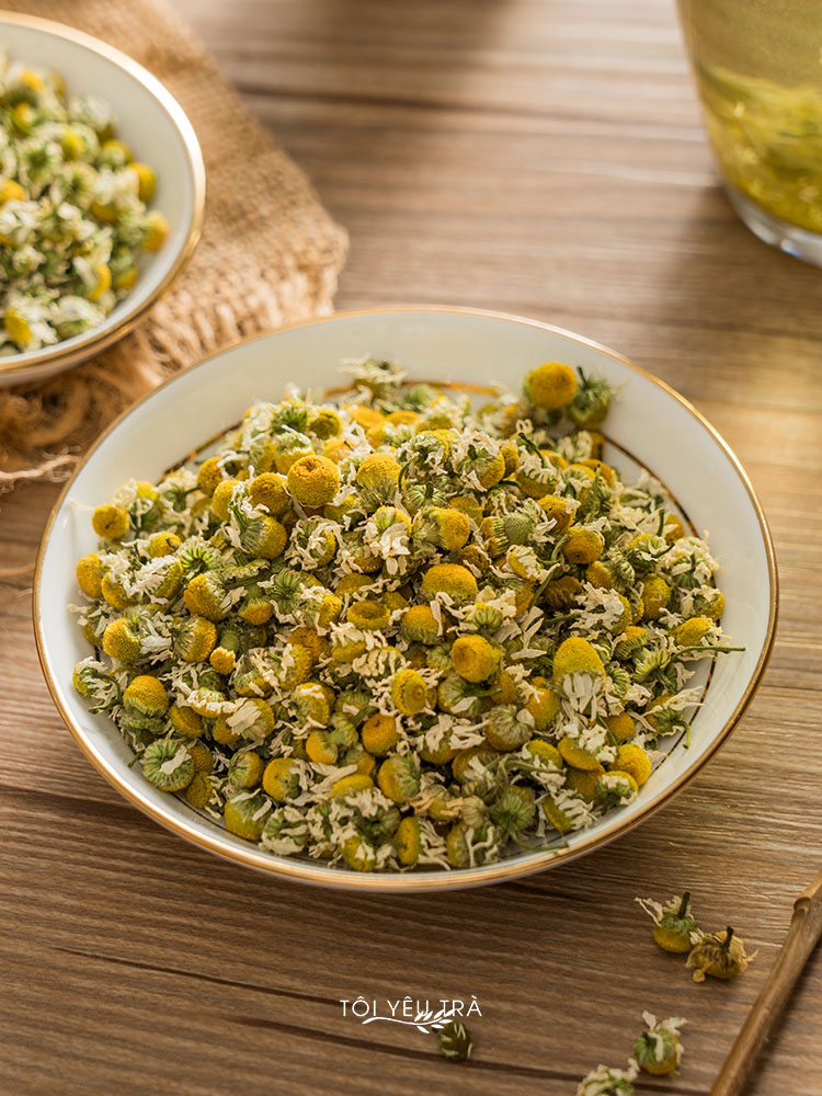 Trà Hoa Cúc La Mã Chamomile Giúp An Thần, Giảm Lo Âu, Ngủ Ngon