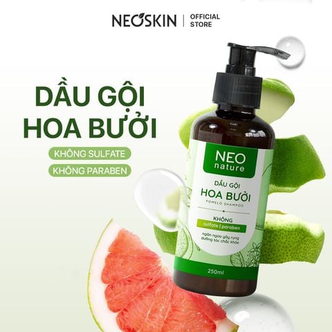 Dầu Gội Hoa Bưởi Neo Nature – Hỗ Trợ Giảm Rụng Tóc (250ml)