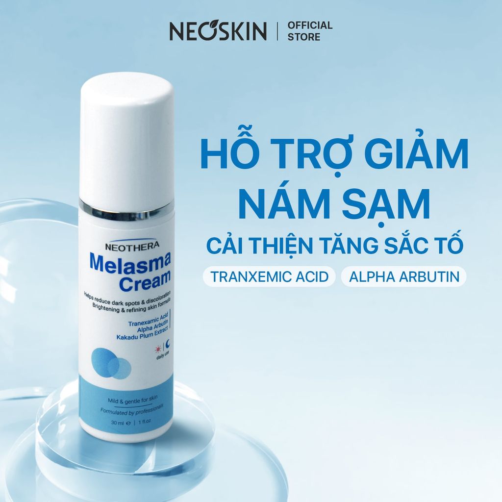 Kem Giảm Nám Da Chuẩn Khoa Học Triple Action T.A.K Hiệu Quả Chỉ Sau 7 Ngày NEOTHERA MELASMA CREAM 30ml (Chai)