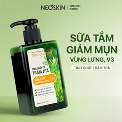 Sữa tắm mụn lưng, giảm nang lông, ngừa thâm mụn chiết xuất Tràm trà úc và trầu không NEOSKIN 250ml