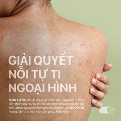 Sữa tắm mụn lưng, giảm nang lông, ngừa thâm mụn chiết xuất Tràm trà úc và trầu không NEOSKIN 250ml