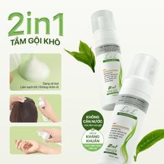 Tắm Gội Khô 2in1 L&L 160ml - Màu Xanh
