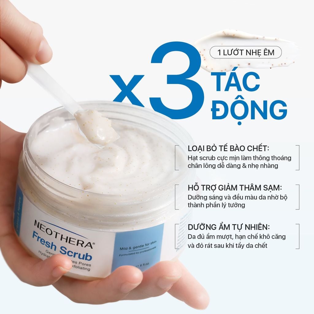 Kem Tẩy Tế Bào Chết Neothera Fresh Scrub (180g)