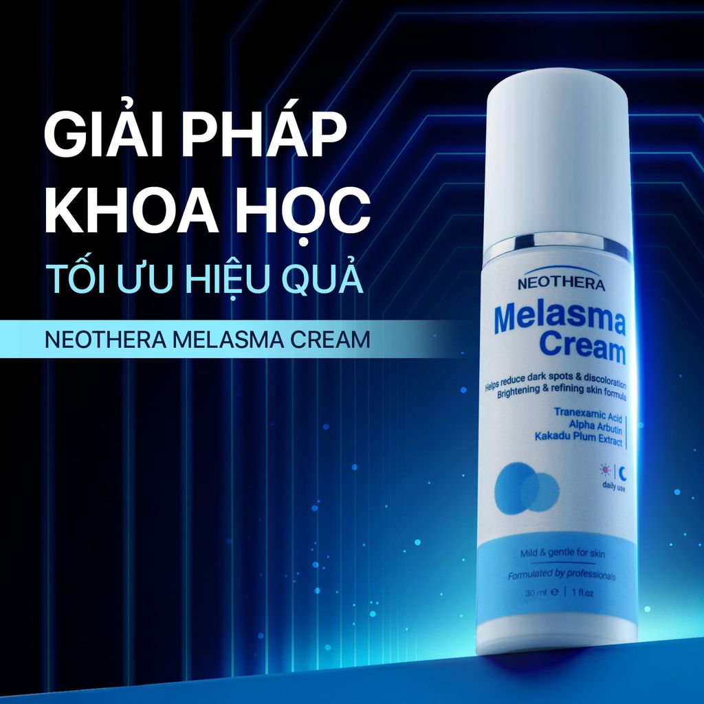 Kem Giảm Nám Da Chuẩn Khoa Học Triple Action T.A.K Hiệu Quả Chỉ Sau 7 Ngày NEOTHERA MELASMA CREAM 30ml (Chai)