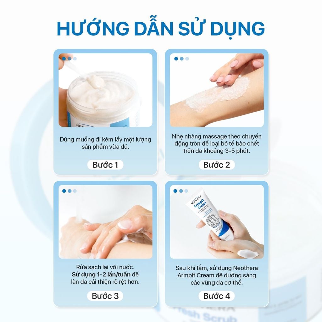 Kem Tẩy Tế Bào Chết Neothera Fresh Scrub (180g)