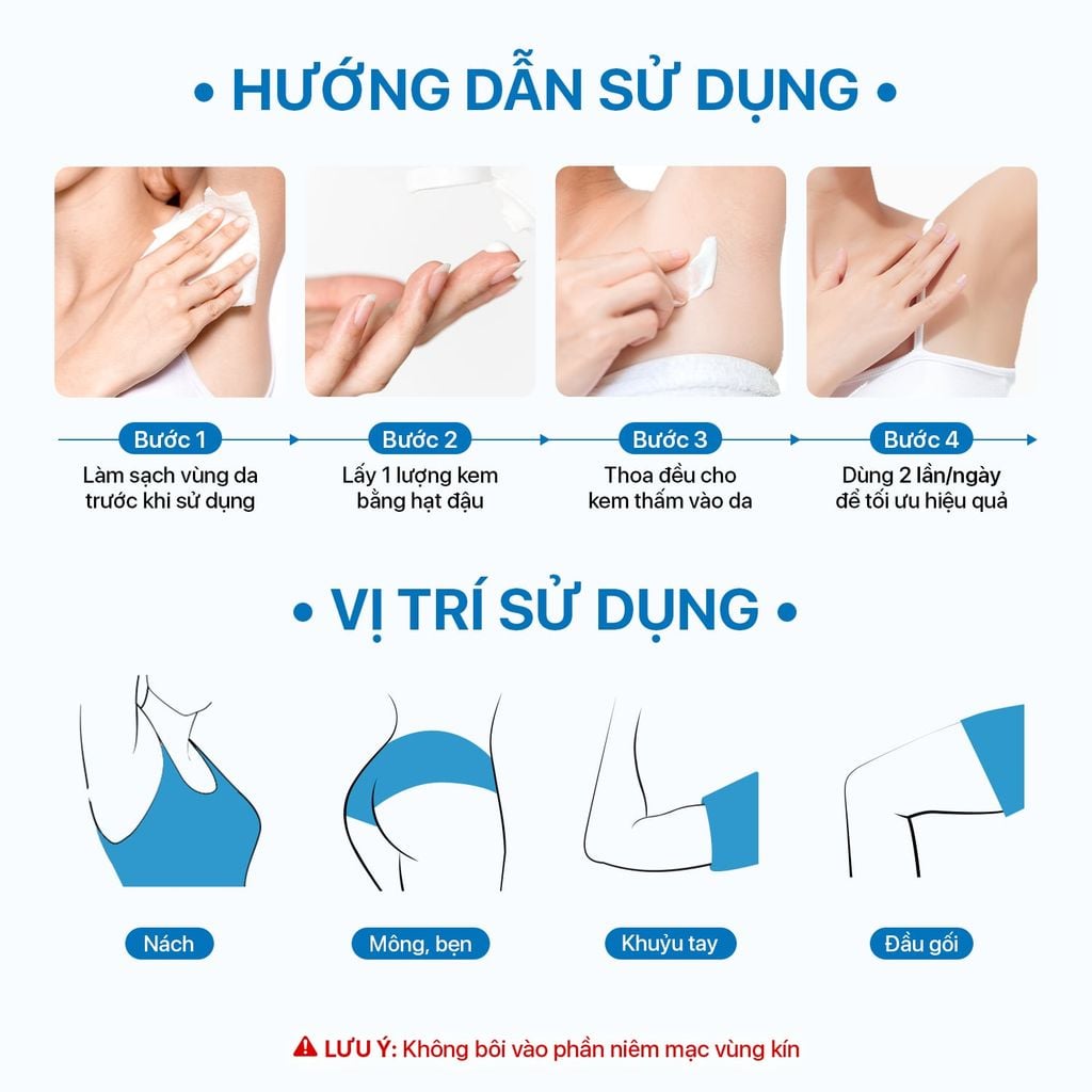 Combo 2 tuýp Neothera Armpit Cream - Dưỡng Sáng Giảm Thâm Nách (35g x2)