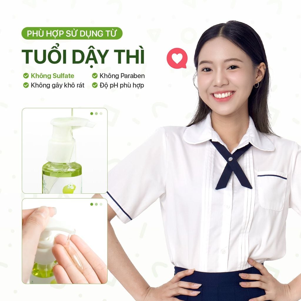 Gel Vệ Sinh Phụ Nữ Trầu Không NeoCharm - Làm sạch & Dưỡng ẩm Hàng Ngày Không Sulfate (100ml)