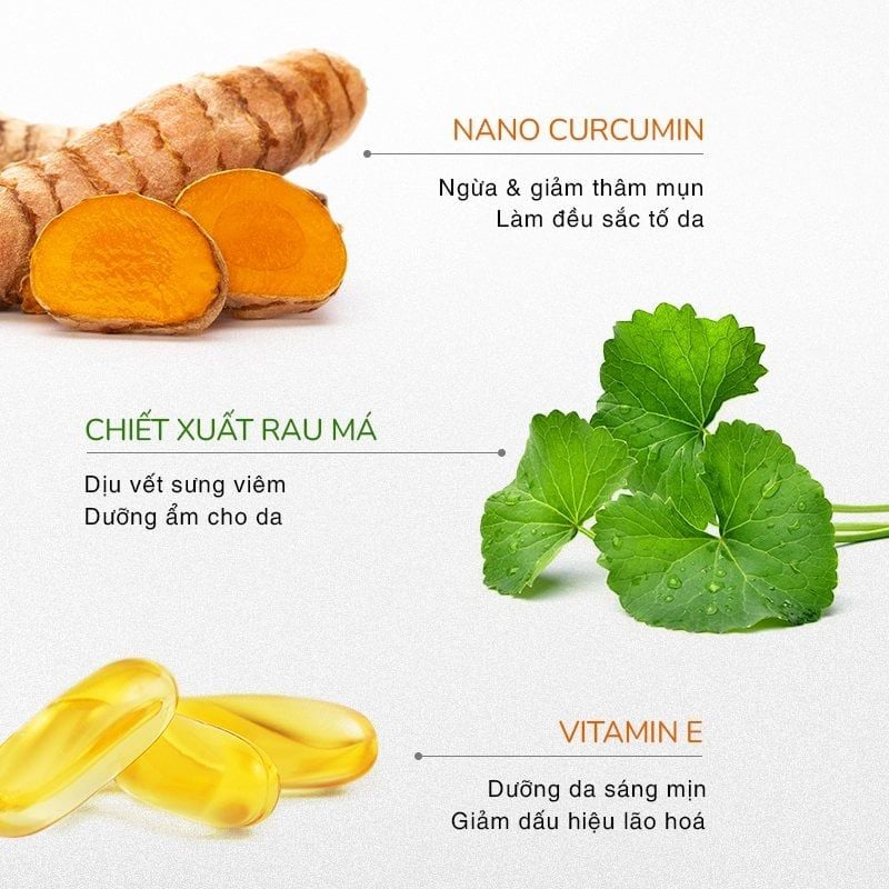 Combo 3 Tuýp Gel Nghệ Nano NeoCurma – Giảm Mụn, Mờ Thâm Sẹo (20g/Tuýp)
