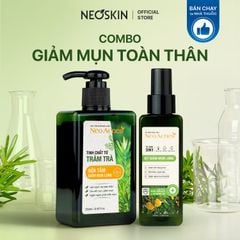 Bộ Đôi Hỗ Trợ Giảm Mụn Lưng NEOACNES - Sữa Tắm & Xịt Giảm Mụn