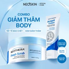 Bộ Đôi Giảm Thâm Dưỡng Trắng Nách V3 Neothera - Tẩy tế bào Fresh Scrubs & Kem nách Armpit Cream