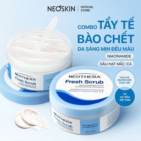Combo 2 Kem tẩy TBC Neothera Fresh Scrubs (180g x2)