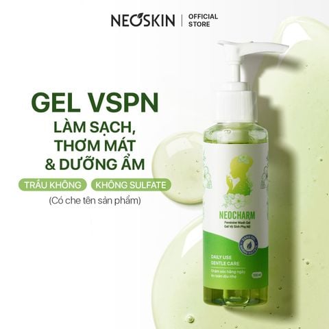 Gel Vệ Sinh Phụ Nữ Trầu Không NeoCharm - Làm sạch & Dưỡng ẩm Hàng Ngày Không Sulfate (100ml)