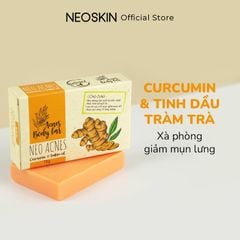 Xà Phòng Giảm Mụn Thâm Lưng Mông Nghệ Curcumin & Tràm Trà NeoAcnes (75g)