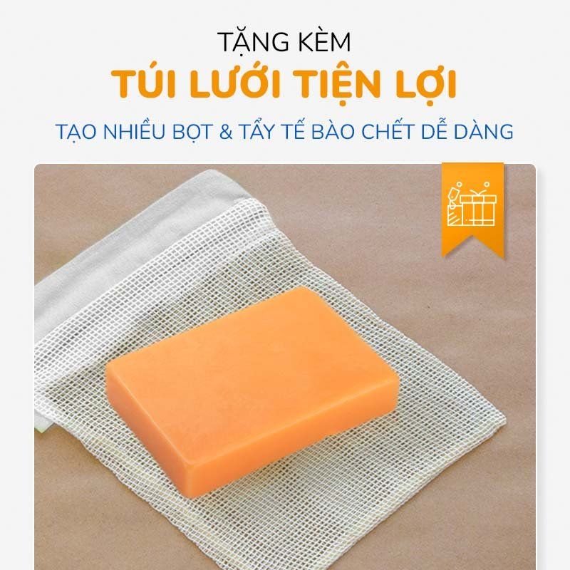 Xà Phòng Giảm Mụn Thâm Lưng Mông Nghệ Curcumin & Tràm Trà NeoAcnes (75g)