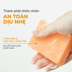 Xà Phòng Giảm Mụn Thâm Lưng Mông Nghệ Curcumin & Tràm Trà NeoAcnes (75g)