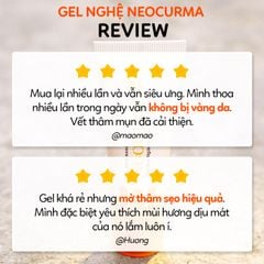 Combo 3 Tuýp Gel Nghệ Nano NeoCurma – Giảm Mụn, Mờ Thâm Sẹo (20g/Tuýp)