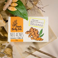 Xà Phòng Giảm Mụn Thâm Lưng Mông Nghệ Curcumin & Tràm Trà NeoAcnes (75g)