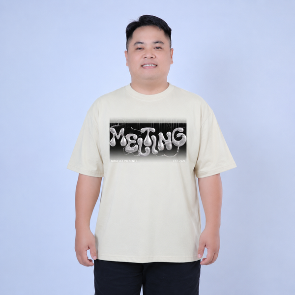 Áo thun nam big size in MELTING ngộ nghĩnh P033