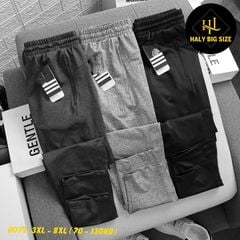 Quần jogger thun nam big size trơn H072