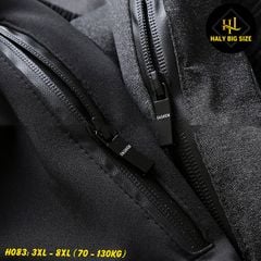 Quần jogger thun nam big size trơn ống túm H083