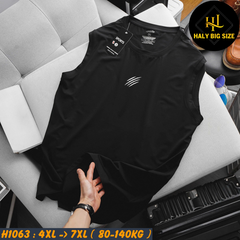 Áo thun lạnh ba lỗ nam big size in họa tiết cào H1063