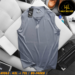 Áo thun lạnh ba lỗ nam big size in họa tiết cào H1063