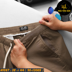 Quần kaki nam big size lưng thun co giãn H1087