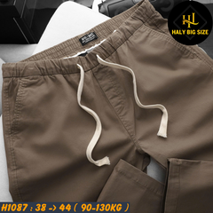 Quần kaki nam big size lưng thun co giãn H1087