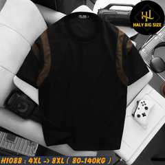 Áo thun nam big size chất tổ ong thoáng mát H1088