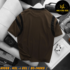 Áo thun nam big size chất tổ ong thoáng mát H1088