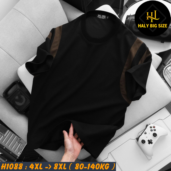 Áo thun nam big size chất tổ ong thoáng mát H1088