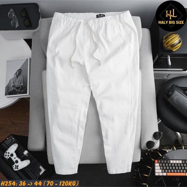 Quần kaki nam big size lưng thun thoải mái H254