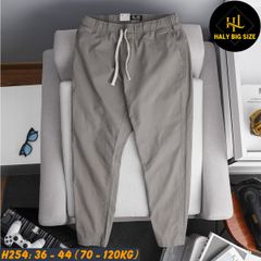Quần kaki nam big size lưng thun thoải mái H254