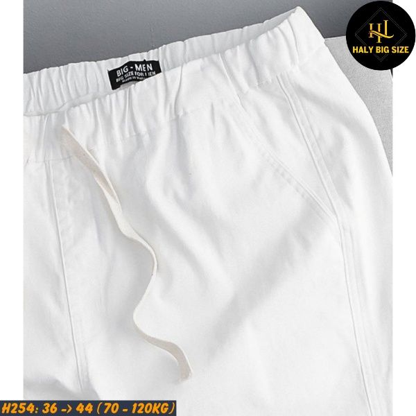 Quần kaki nam big size lưng thun thoải mái H254