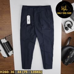 Quần tây nam big size lưng phối thun H260