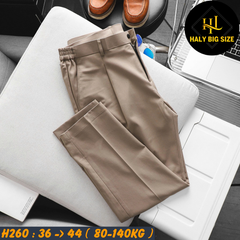 Quần tây nam big size lưng phối thun H260