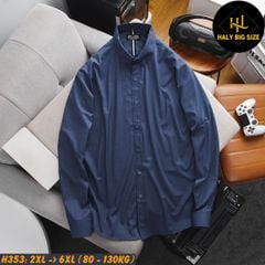 Áo sơ mi nam big size công sở vải kate Mỹ cao cấp H353