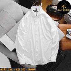 Áo sơ mi nam big size công sở vải kate Mỹ cao cấp H353