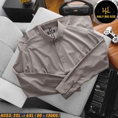 Áo sơ mi nam big size công sở vải kate Mỹ cao cấp H353