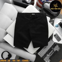 Quần short kaki nam lưng thun big size H404