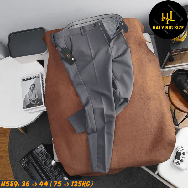 Quần tây nam big size co giãn form ôm H589